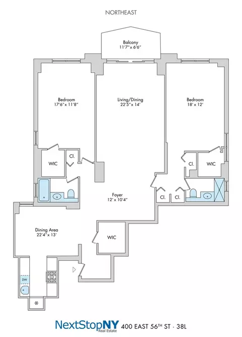 400 E 56th St #38L, New York, NY 10022