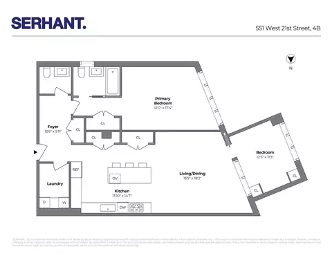 551 W 21st St #4B, New York, NY 10011