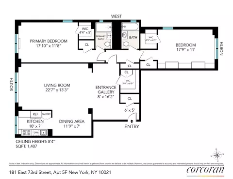 181 E 73rd St #5F, New York, NY 10021