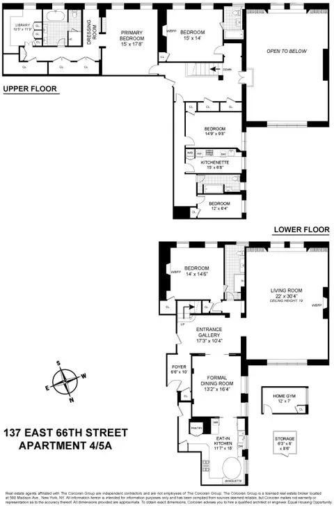 137 E 66th St #4/5A, New York, NY 10065