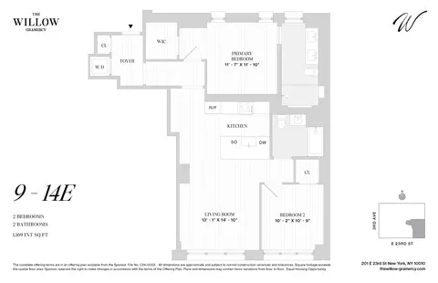 201 E 23rd St #11E, New York, NY 10010