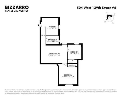 504 W 139th St #5, New York, NY 10031