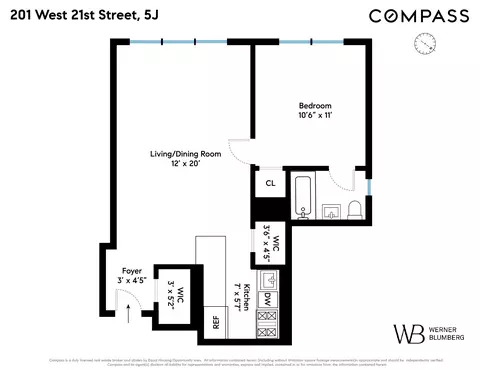 201 W 21st St #5J, New York, NY 10011