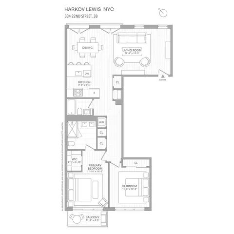 334 22nd St #3B, Brooklyn, NY 11215