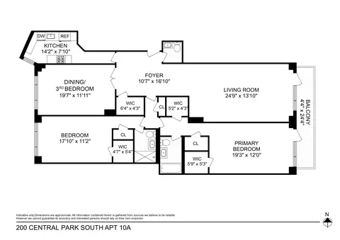 200 Central Park S #10A, New York, NY 10019