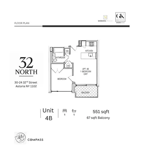 30-24 32nd St #2-A, New York City, NY 11102