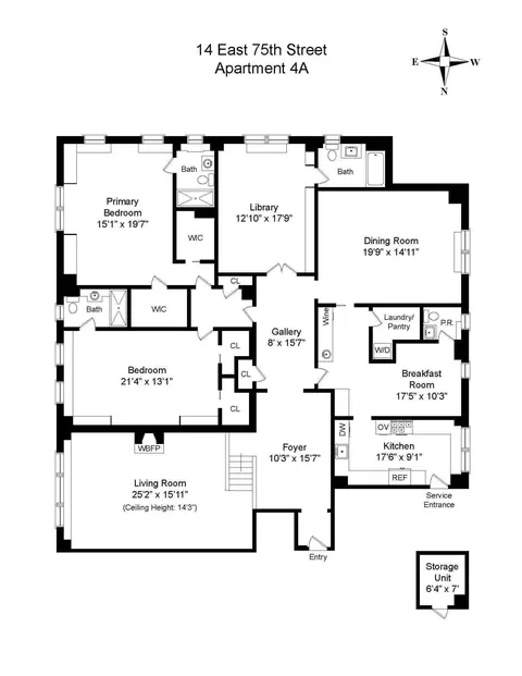 14 E 75th St #4A, New York, NY 10021