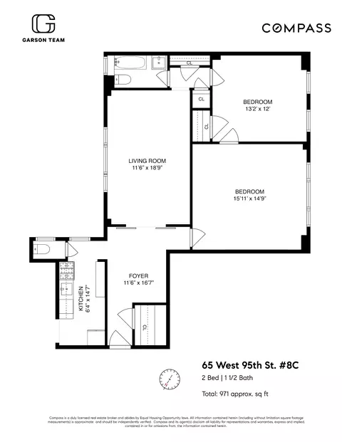 65 W 95th St #8C, New York, NY 10025
