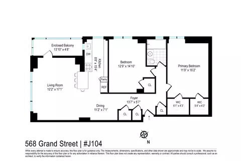 568 Grand St #J104, New York, NY 10002