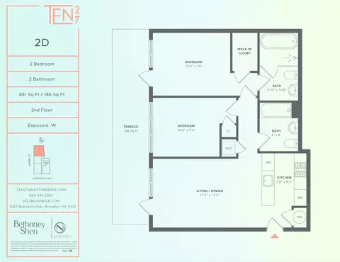 1027 Bushwick Ave #2-D, Brooklyn, NY 11221