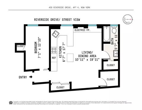 400 Riverside Dr #K, New York, NY 10025