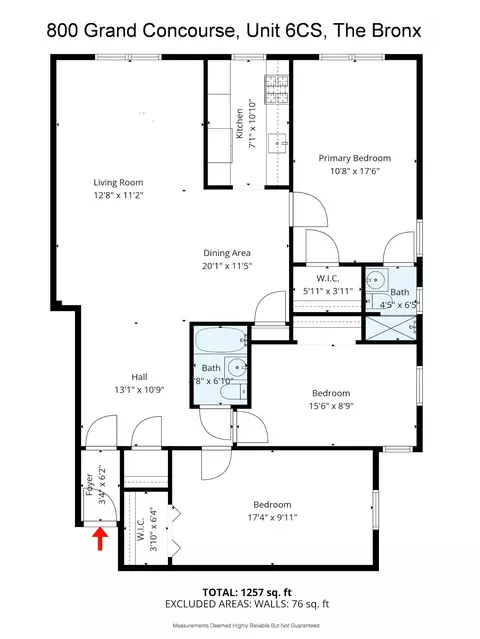 800 Grand Concourse #6CS, New York City, NY 10451