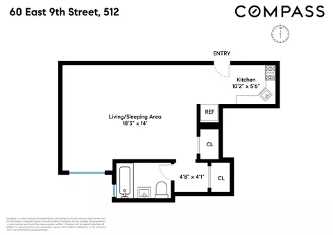 60 E 9th St #512, New York, NY 10003