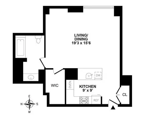 322 W 57th St #38Q, New York, NY 10019