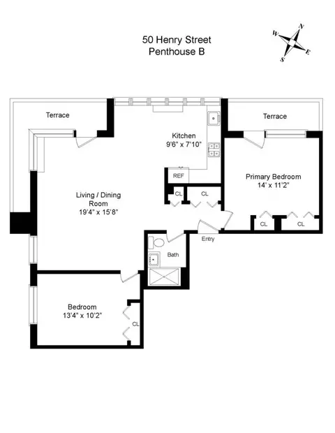 50 Henry St #PHB, New York, NY 10002