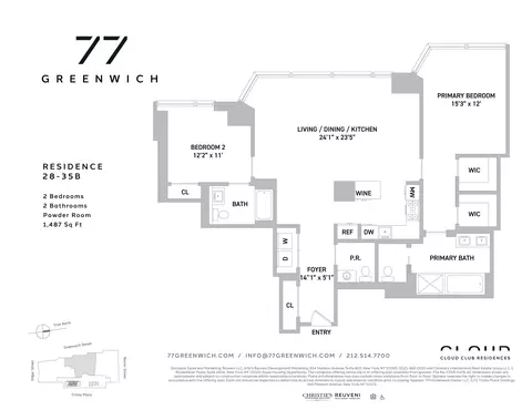 77 Greenwich St #35-B, New York, NY 10006