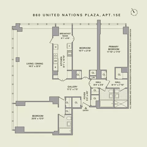 860 United Nations Plz #15E, New York, NY 10017