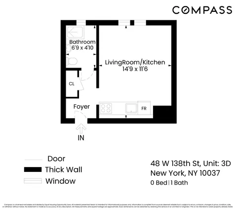 48 W 138th St #3D, New York, NY 10037