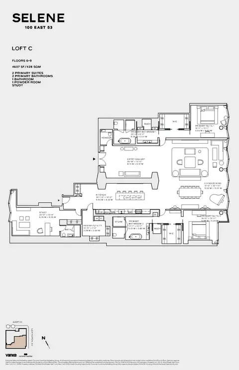 100 E 53rd St #9C, New York, NY 10022
