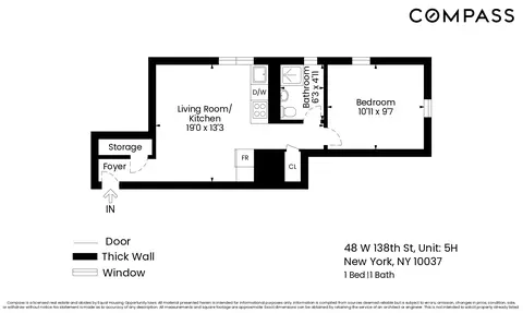 48 W 138th St #5H, New York, NY 10037