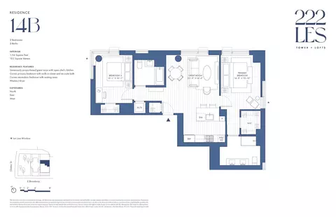 222 E Broadway #14B, New York, NY 10002