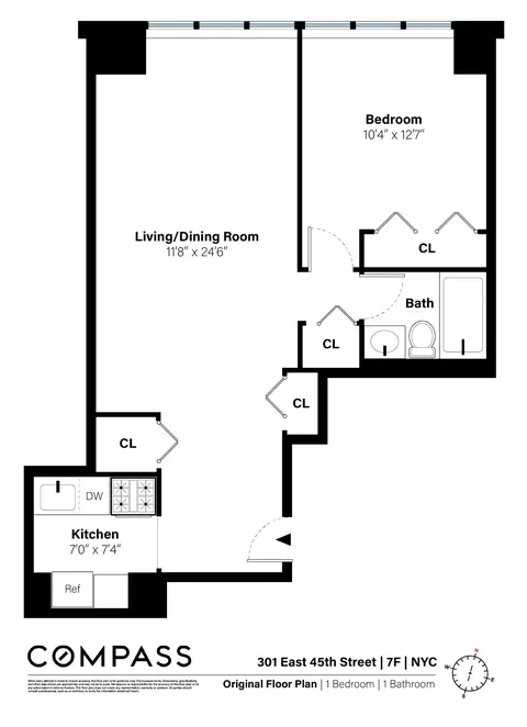 301 E 45th St #7F, New York, NY 10017
