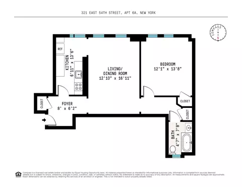 321 E 54th St #6A, New York, NY 10022