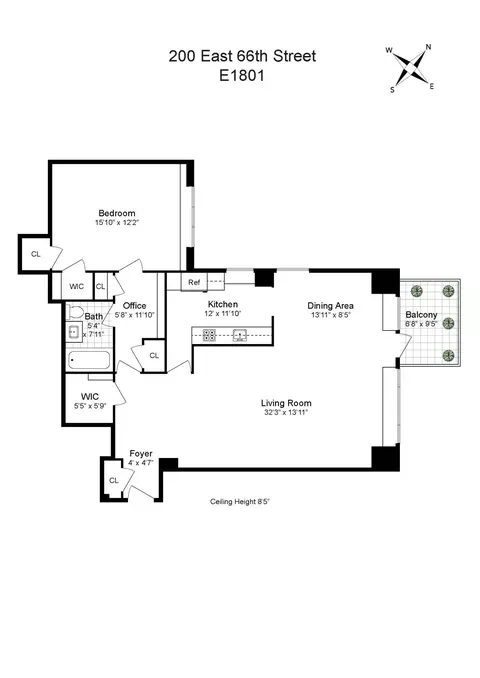 200 E 66th St #E1801, New York, NY 10065