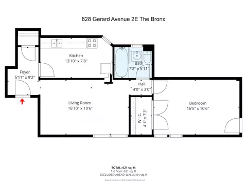 828 Gerard Ave #2E, New York City, NY 10451