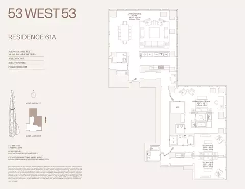53 W 53rd St #61A, New York, NY 10019