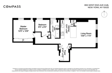 855 W End Ave #4B, New York, NY 10025