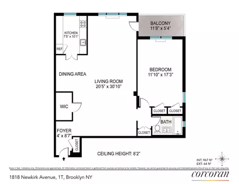 1818 Newkirk Ave #1T, Brooklyn, NY 11226