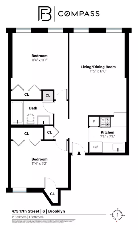 475 17th St #6, Brooklyn, NY 11215