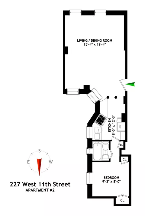 227 W 11th St #2, New York, NY 10014