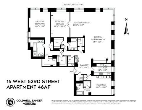 15 W 53rd St #46AF, New York, NY 10019