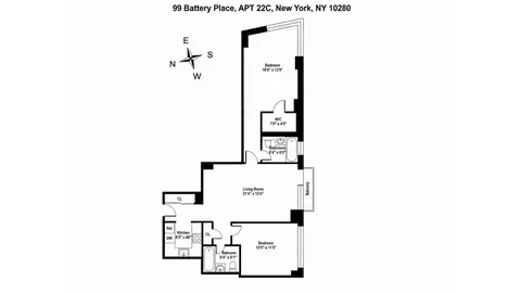 99 Battery Pl #22C, New York, NY 10280