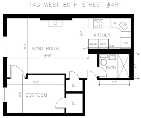 145 W 80th St #4R, New York, NY 10024
