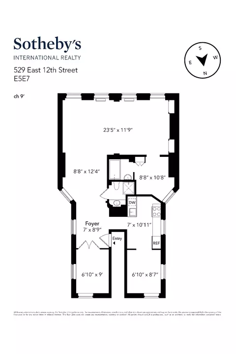 529 E 12th St #E5E7, New York, NY 10009