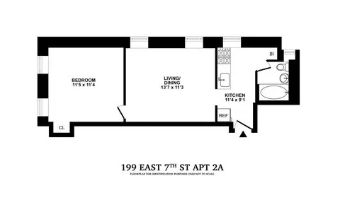 199 E 7th St #2A, New York, NY 10009
