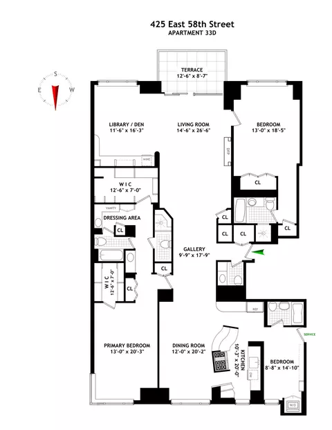 425 E 58th St #33D, New York, NY 10022