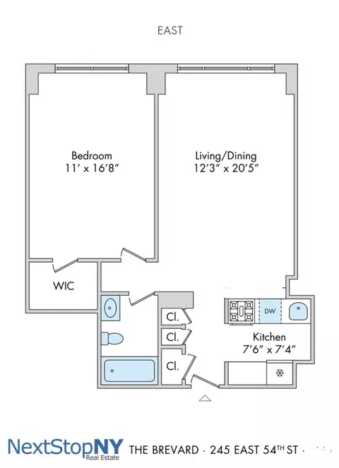 245 E 54th St #17G, New York, NY 10022