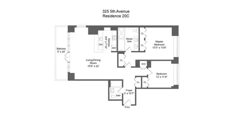 325 5th Ave #20C, New York, NY 10016