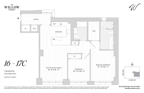 201 E 23rd St #16C, New York, NY 10010