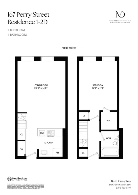 167 Perry St #1/2D, New York, NY 10014