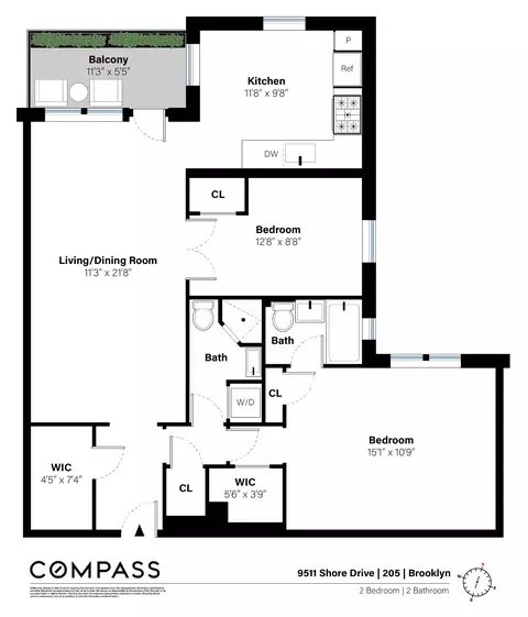 9511 Shore Rd #205, Brooklyn, NY 11209