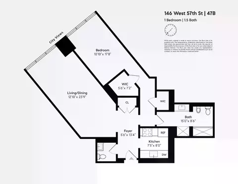 146 W 57th St #47B, New York, NY 10019