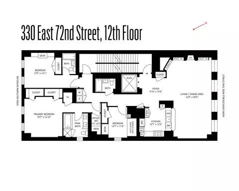 330 E 72nd St #12, New York, NY 10021