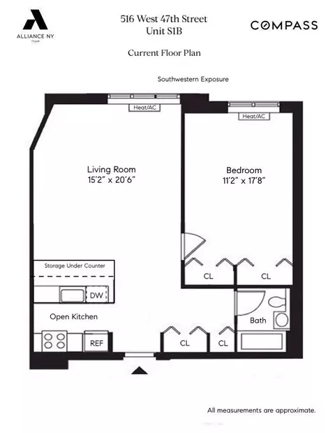 516 W 47th St #S1B, New York, NY 10036