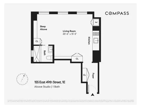 155 E 49th St #1E, New York, NY 10017