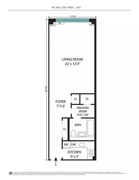 408 W 57th St #10-J, New York, NY 10019